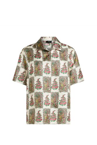 Etro Silk Shirt With Floral Print - Etro - Modalova