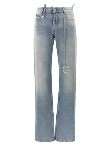 The Attico Belted Jeans - The Attico - Modalova