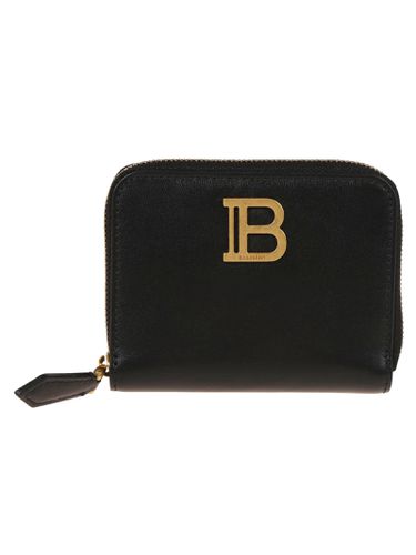 Bbuzz Zipped Wallet-calfskin - Balmain - Modalova