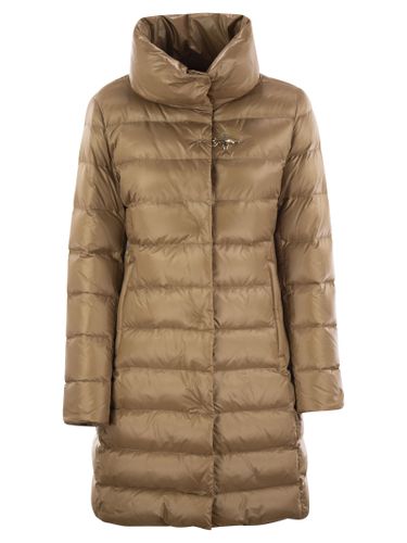 Long Down Jacket With Hook Fay - Fay - Modalova