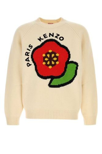 Kenzo Ivory Wool Blend Sweater - Kenzo - Modalova