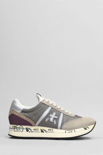 Conny Sneakers In Suede And Fabric - Premiata - Modalova