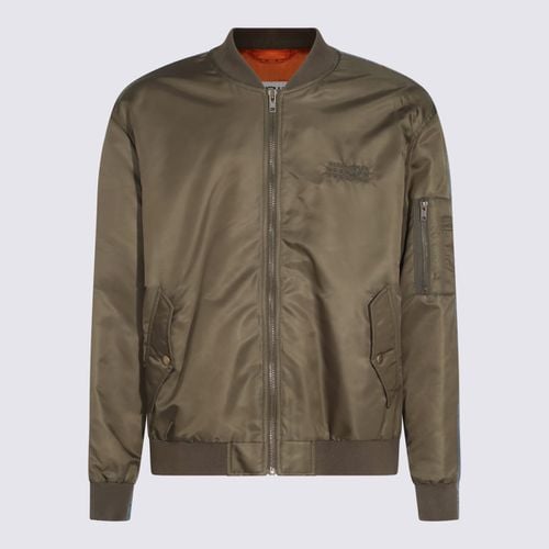 Military Green Casual Jacket - MM6 Maison Margiela - Modalova