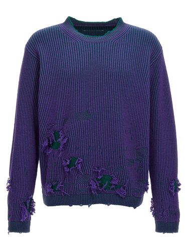 Distressed Knit Jumper - MM6 Maison Margiela - Modalova