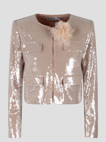 Champagne Sequin Jacket - self-portrait - Modalova