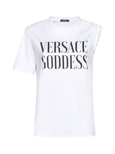 Versace White Cotton T-shirt - Versace - Modalova