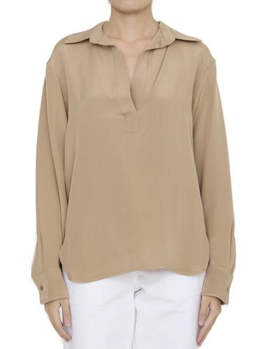 Max Mara V-neck Long-sleeve Shirt - Max Mara - Modalova