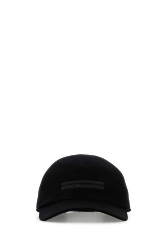 Zegna Black Cashmere Baseball Cap - Zegna - Modalova