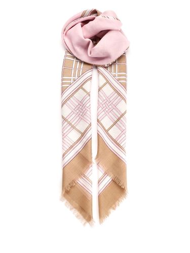 Burberry Wool And Silk Scarf - Burberry - Modalova