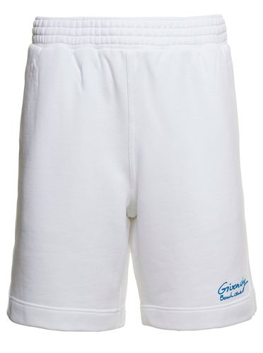 La Plage Shorts With Logo Print In Cotton Man - Givenchy - Modalova