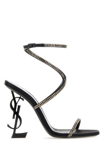 Embellished Satin Opyum 110 Sandals - Saint Laurent - Modalova