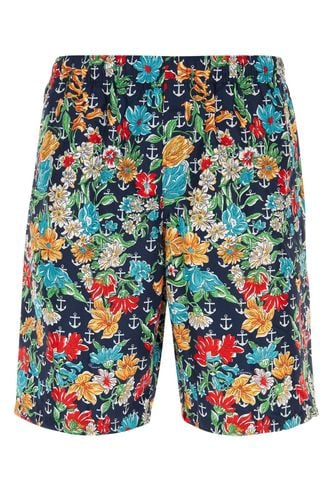 Printed Polyester Swimming Shorts - Gucci - Modalova