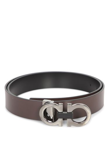 Ferragamo Double Black Belt - Ferragamo - Modalova