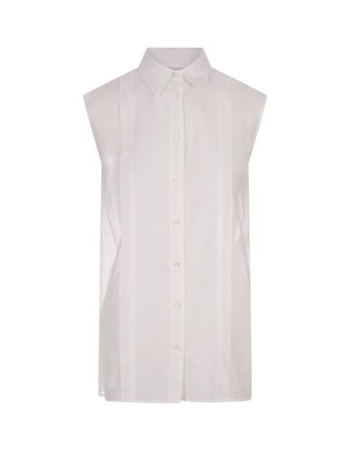 Cotton And Silk Sleeveless Shirt - Aspesi - Modalova