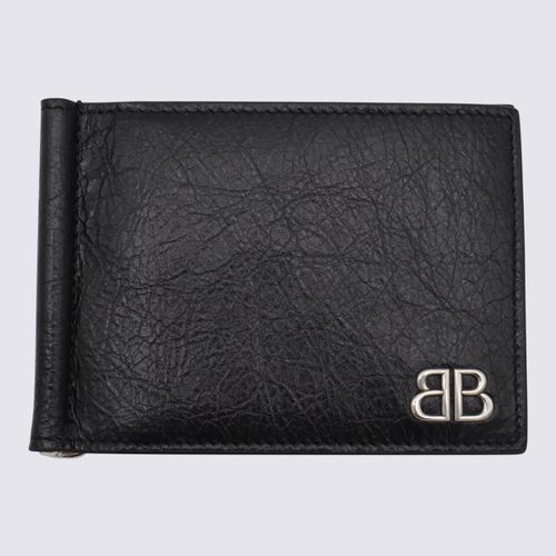 Balenciaga Black Leather Wallet - Balenciaga - Modalova