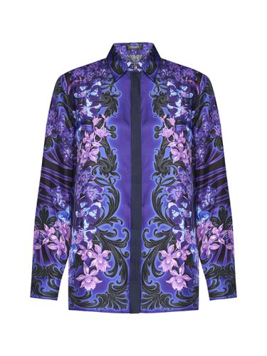 Versace Silk Printed Shirt - Versace - Modalova