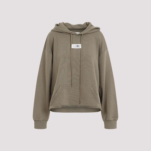 MM6 Maison Margiela Cotton Hoodie - MM6 Maison Margiela - Modalova