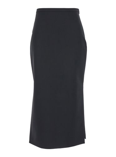 Pencil Skirt With Slit In Cady Woman - Philosophy di Lorenzo Serafini - Modalova