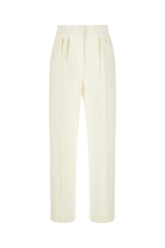 Max Mara Ivory Stretch Wool Pants - Max Mara - Modalova