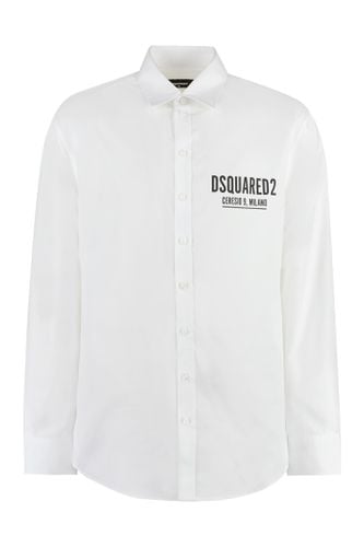 Dsquared2 Shirt With Logo Print - Dsquared2 - Modalova