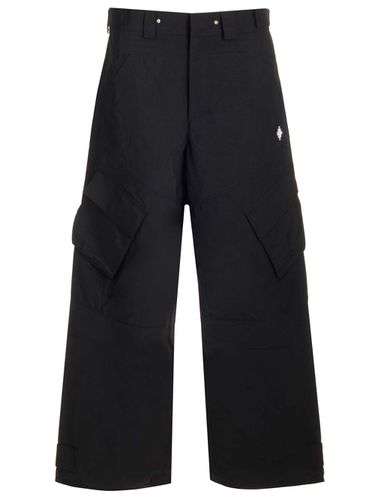 Wide Leg Cargo Trousers - Marcelo Burlon - Modalova