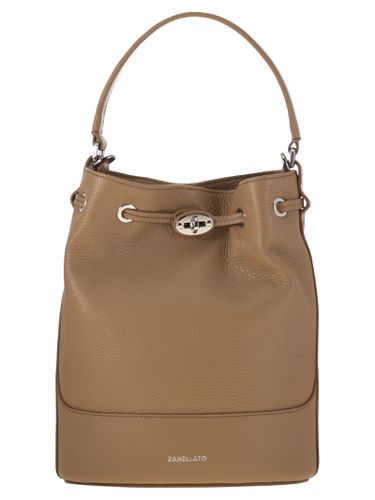 Monda - Leather Bucket Bag - Zanellato - Modalova