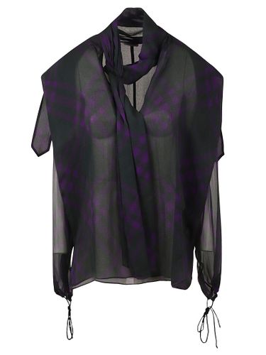 Burberry See-through Oversized Top - Burberry - Modalova