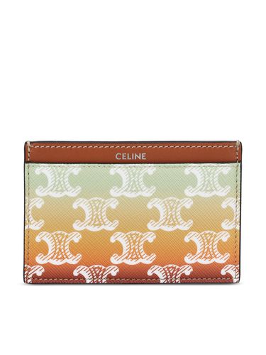 Celine Logo Printed Card Holder - Celine - Modalova