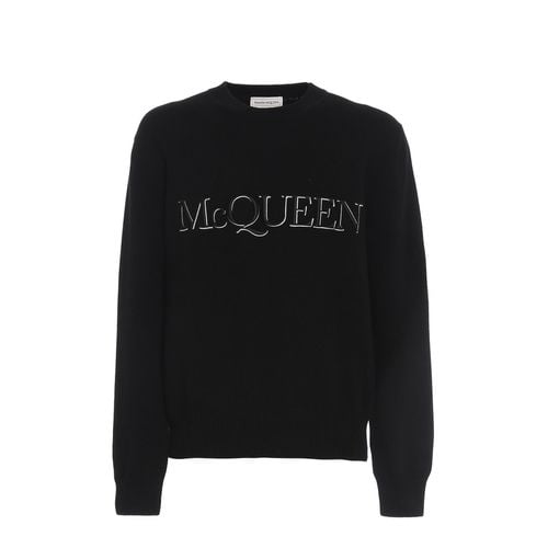 Cotton Logo Sweaters - Alexander McQueen - Modalova