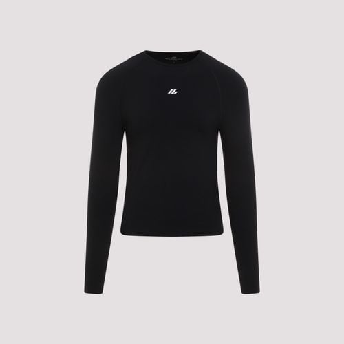 Balenciaga Fitted Ls Crewneck Top - Balenciaga - Modalova