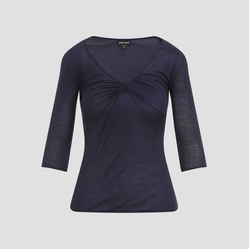 Viscose-silk Pullover - Giorgio Armani - Modalova