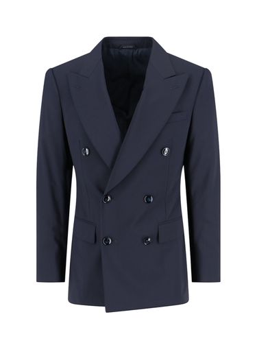 Double-breasted Virgin Wool Blazer - Giorgio Armani - Modalova