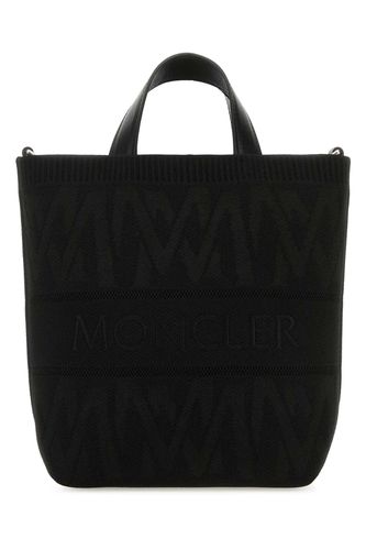 Black Fabric Mini Knit Handbag - Moncler - Modalova