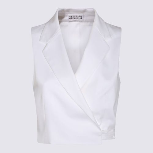 White Cotton T-shirt - Brunello Cucinelli - Modalova