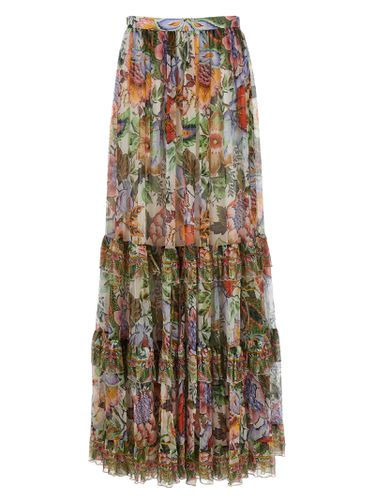 Etro Long Floral Skirt - Etro - Modalova