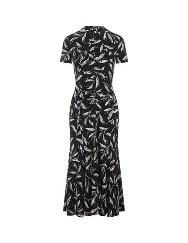 Printed Viscose Jersey Long Dress - Paco Rabanne - Modalova