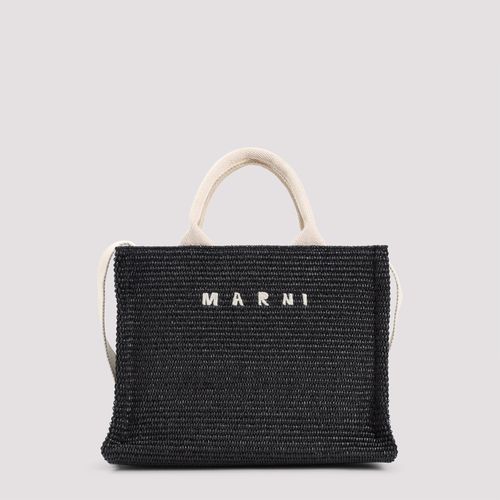 Marni Raffia East-west Tote Bag - Marni - Modalova