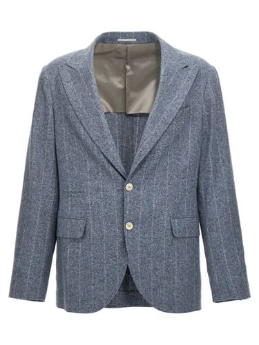 Brunello Cucinelli Pinstripe Blazer - Brunello Cucinelli - Modalova