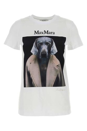 White Cotton T-shirt - Max Mara - Modalova