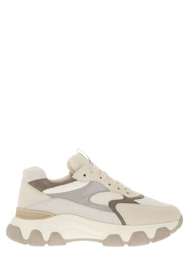 Hyperactive - Leather And Fabric Trainers - Hogan - Modalova