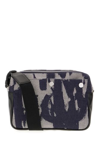 Printed Denim Crossbody Bag - Alexander McQueen - Modalova