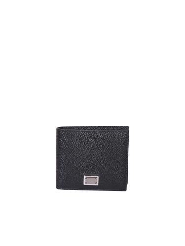 Bi-fold Leather Wallet - Dolce & Gabbana - Modalova