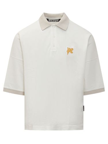 Palm Angels Polo Shirt With Logo - Palm Angels - Modalova