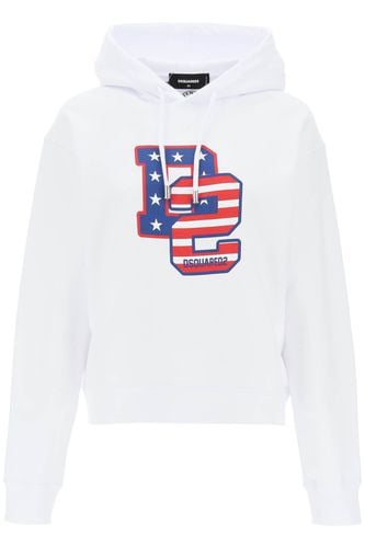 Cool Fit Hoodie With Graphic Print - Dsquared2 - Modalova