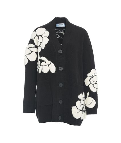 Two-toned Floral Jacquard Cardigan - Blugirl - Modalova