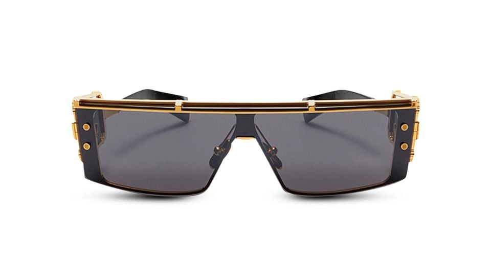 Wonderboy Iii - Black / Gold Sunglasses - Balmain - Modalova