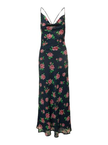 Maxi Dress With All-over Rose Print In Recycled Fabric - Rotate by Birger Christensen - Modalova