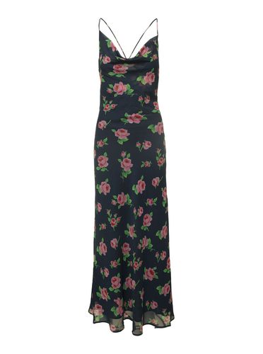 Maxi Dress With All-over Rose Print In Recycled Fabric Woman - Rotate by Birger Christensen - Modalova