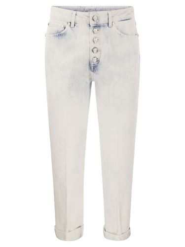 Koons - Loose Jeans With Jewelled Buttons - Dondup - Modalova