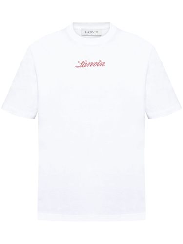 Bouclette Script Logo T-shirt - Lanvin - Modalova